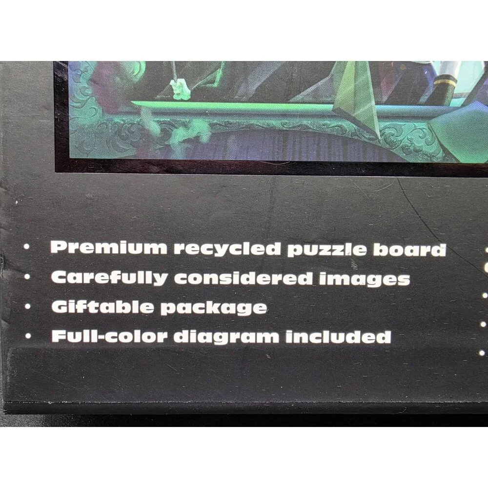 Disney Villains 500-Piece Noir Select Jigsaw Puzzle Premium Packaging Recycled